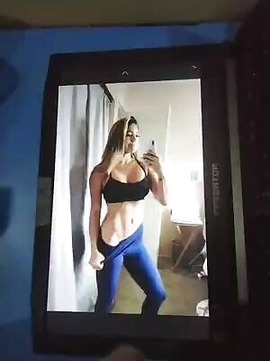 Tribute to a hot fit girl 💦💦