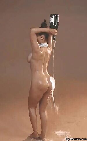 Getting that ass nice and wet