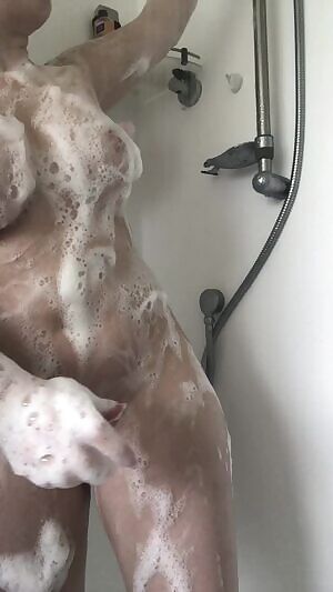 uck me against the shower wall ?