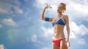 USA vs Mexico volleyball burger commercial