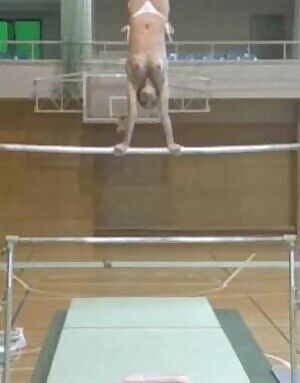 Wow... Naked gymnastic