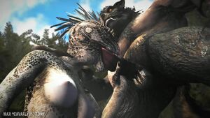 Monster Sex 3D Animation Blowjob Lift and Carry