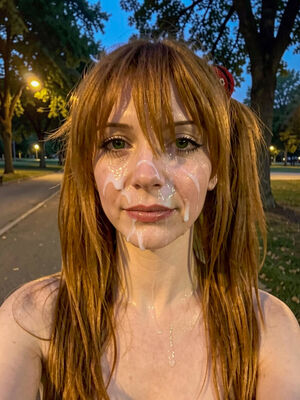 Cumwalk Beautiful Facial Outdoor Redhead