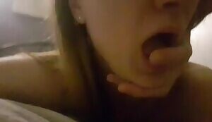 cock in the ass. fingers in the mouth