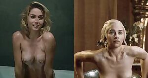Ana de Armas And Emilia Clarke The Best Wet Blondes