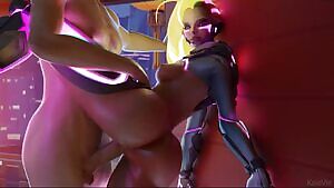 Overcharged Sombra standing sex