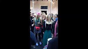 flashing for beads at Mardi Gras