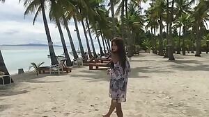 Hyun Kyung - Playing @ the beach