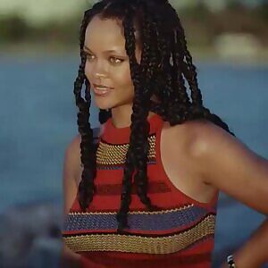 Rihanna giving that look...