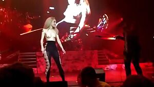 Girl Flashes Her Pussy At Steel Panther Concert