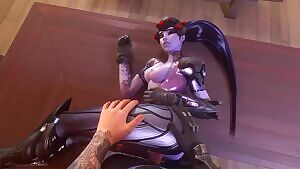 Bouncing Widowmaker's Bubble Butt. 💗