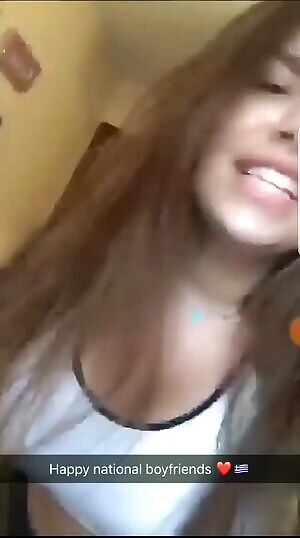 Girl in blacktop made me cum