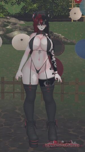 want a goth gf who’ll ruin your sleep and steal your hoodies~? careful what you wish for, baby... i bite~