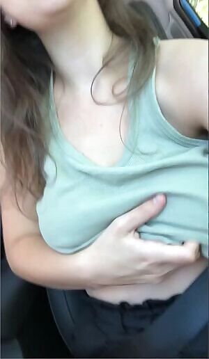 Titty drop, car edition :)