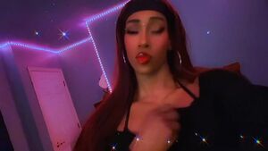Black Femmes Femboy Lipstick Selfie