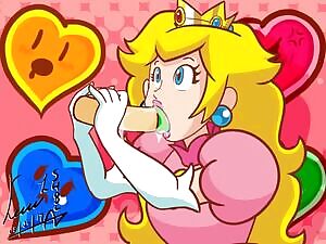 Peach getting that extra life x-post r/nintendowaifus