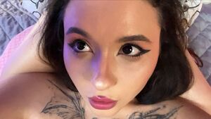 Brunette Flexible Pussy Tattoo Tattooed