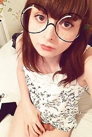 Stop touching your little dick bad girl or we'll have to fuck your ass!